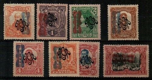 Mexico Scott 539-44,547-8 Mint NH (Catalog Value $1275.00)