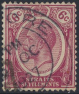 Straits Settlements  SC# 188  Used  wmk crown CA script   see details & scans