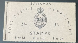 BAHAMAS QEII SG SB2, 1961 stamp booklet. Cat £32.