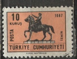 Turkey 1967: Sc. # 1729A; Used Single Stamp