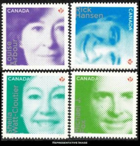 Canada Scott 2550-2553 Mint never hinged.