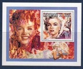 NIGER SHEET MARILYN MONROE 