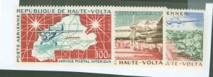 Burkina Faso (formerly Upper Volta) #C1-C3  Single (Complete Set)