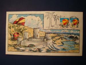 US FDC, Beach Umbrella, (Collins)