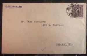 1930s Shantung China loo Shei Missionary  Cover To Chicago Il USA