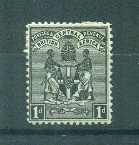 British Central Africa sc# 21 mh cat value $22.50