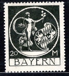 German States Bavaria Scott # 254, mint hr
