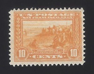 US #400 1913 Orange Yellow WMK 190 Perf 12 Mint NG F-VF SCV $120