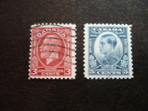 Stamps - Canada - Scott# 192-193 - Used Part Set of 2 Stamps