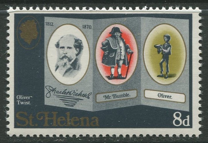 STAMP STATION PERTH St Helena #233 Charles Dickens 1970 MNH