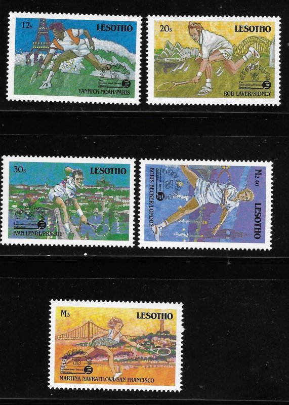 Lesotho 1988 Tennis Champions MNH A1204