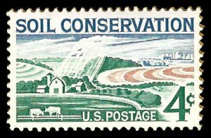 PCBstamps   US #1133 4c Soil Conservation, MNH, (4)