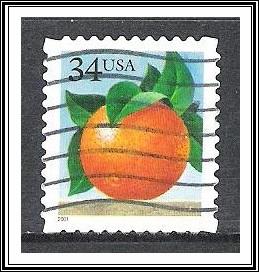 US #3492 Orange Used