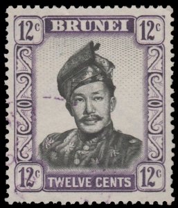 BRUNEI 1952 SCOTT # 90. USED.