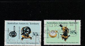 Australian Antarctic Territory  Scott#  L57-L58  Used  (1984 S. Magnetic Pole)