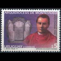 URUGUAY 1997 - Scott# 1664 Msgr.M.Soler 5p NH