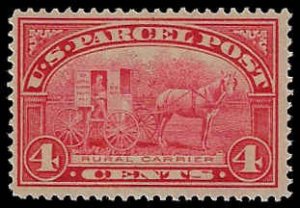U.S. #Q4 MNH; 4c Parcel Post - Rural Carrier (1913)