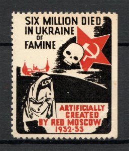 Ukraine 1953 New York,Non postal Anti-Soviet Propaganda Underground Post,VF MH*