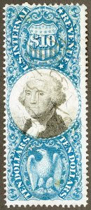 US Stamps # R128 Used Revenue Fresh Scott Value $260.00
