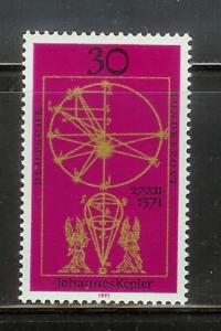 Germany 1072 Set MNH Illustration New Astronomy, Kepler (A)
