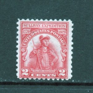 Scott#  657  unused OG Hinged  single