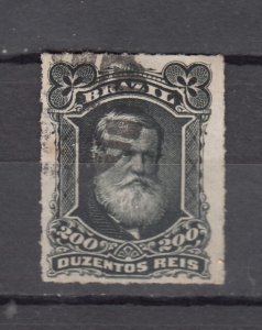 J43873 JLStamps 1878-9  brazil used #73 200r