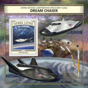 SIERRA LEONE 2016 SHEET DREAM CHASER SPACEPLANE SPACE srl161007b