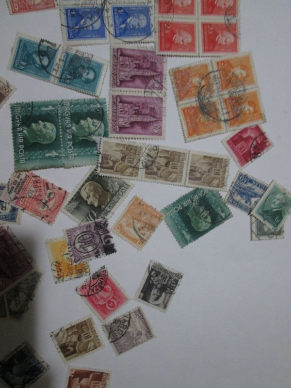 Blocks and other OLD STAMPS. Madyar - HUNGARY STamps LOT.