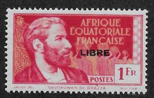 FRENCH EQUATORIAL AFRICA SC# 109  FVF/MNG  1940