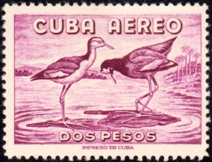 1956 Cuba Stamps Sc C 145 Birds Middle American Jacana MNH