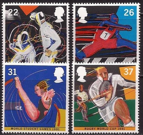 Great Britain 1991 , Sport  MNH # 1378-1381