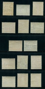 NEWFOUNDLAND #212-225 MINT SET 