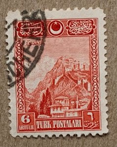 Turkey 1926 6g Fortress of Ankara, used. Scott 641, CV $0.25.  Isfila 1165