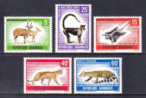 Gabon - Scott #262-266 - MNH - SCV $9.30