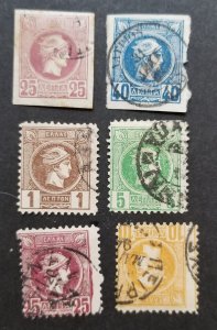 GREECE Vintage Stamp Lot Used Collection T5174