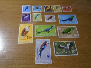 Uganda  #  97-110  MNH