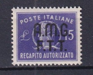 1949 - ITALY - TRIESTE Zone A - Sc#EY3 - MNH**