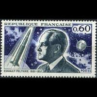 FRANCE 1967 - Scott# 1184 Space Expert Set of 1 NH