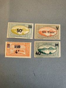 Stamps Guadeloupe Scott #164-7 h