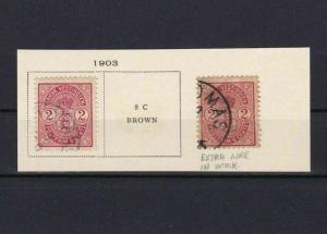 DANISH WEST INDIES 1903 USED STAMPS  REF 5747