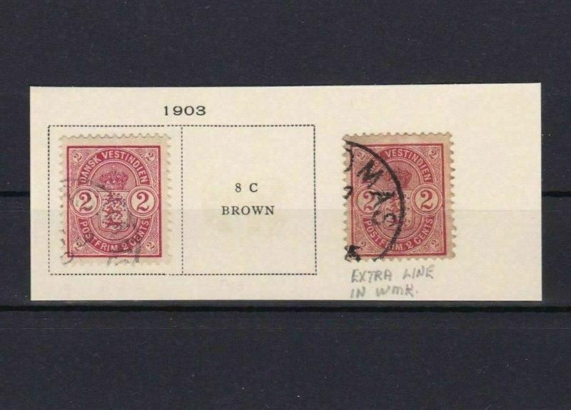 DANISH WEST INDIES 1903 USED STAMPS  REF 5747