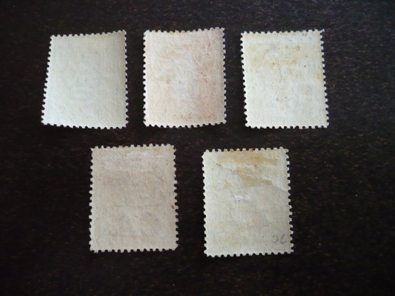 Stamps - Virgin Islands - Scott# 121-24,26 - Mint Hinged Part Set of 5 Stamps