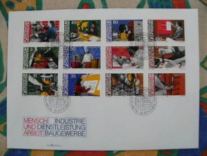 industry FDC Liechtenstein 1984