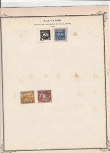 salvador stamps page ref 17169