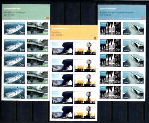 [59911] Norway 2006 Tourism 3 Self Adhesive booklets MNH