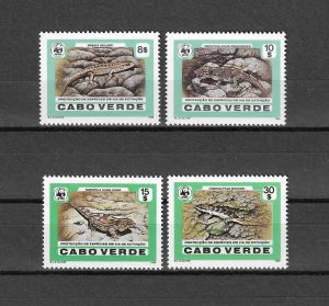 CAPE VERDE 1986 WWF SG 566/9 MNH £34