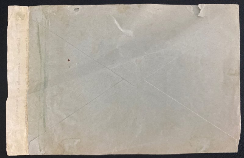 1940s Switzerland Interment Camp Censored  Cover To Poln Interment Lager