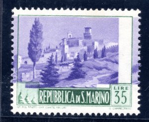 Landscapes Lire 35 n. 352nd Variety Center Shifted - MNH