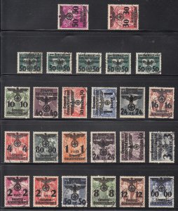 Poland Scott #N30-N55 Used