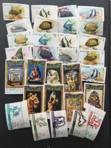 SHARJAH Used CTO Stamp Lot Collection T5281